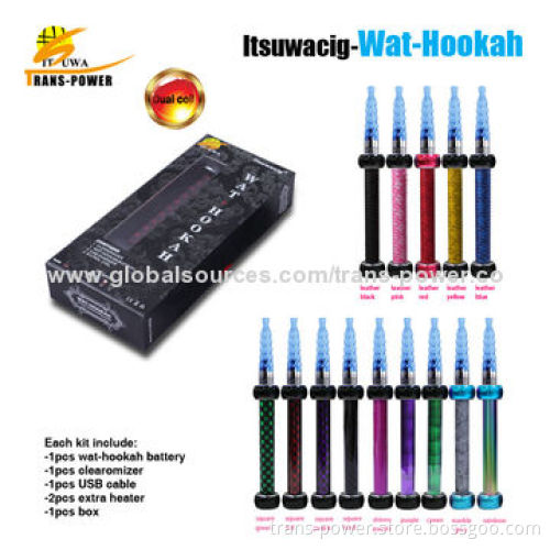 Hiciga Mini OEM Element Heating, Itsuwa Wat Hookah, 1,300mAh Automatic Batteries Hookah